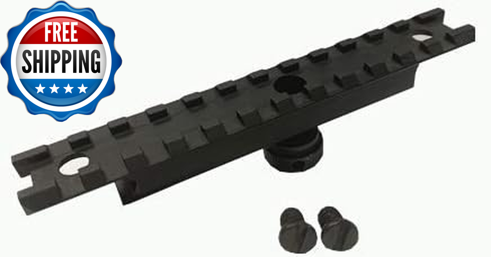 DB TAC 12-Slot Carry Handle Flat Top Scope Rail with Picatinny/Weaver 20mm Mount