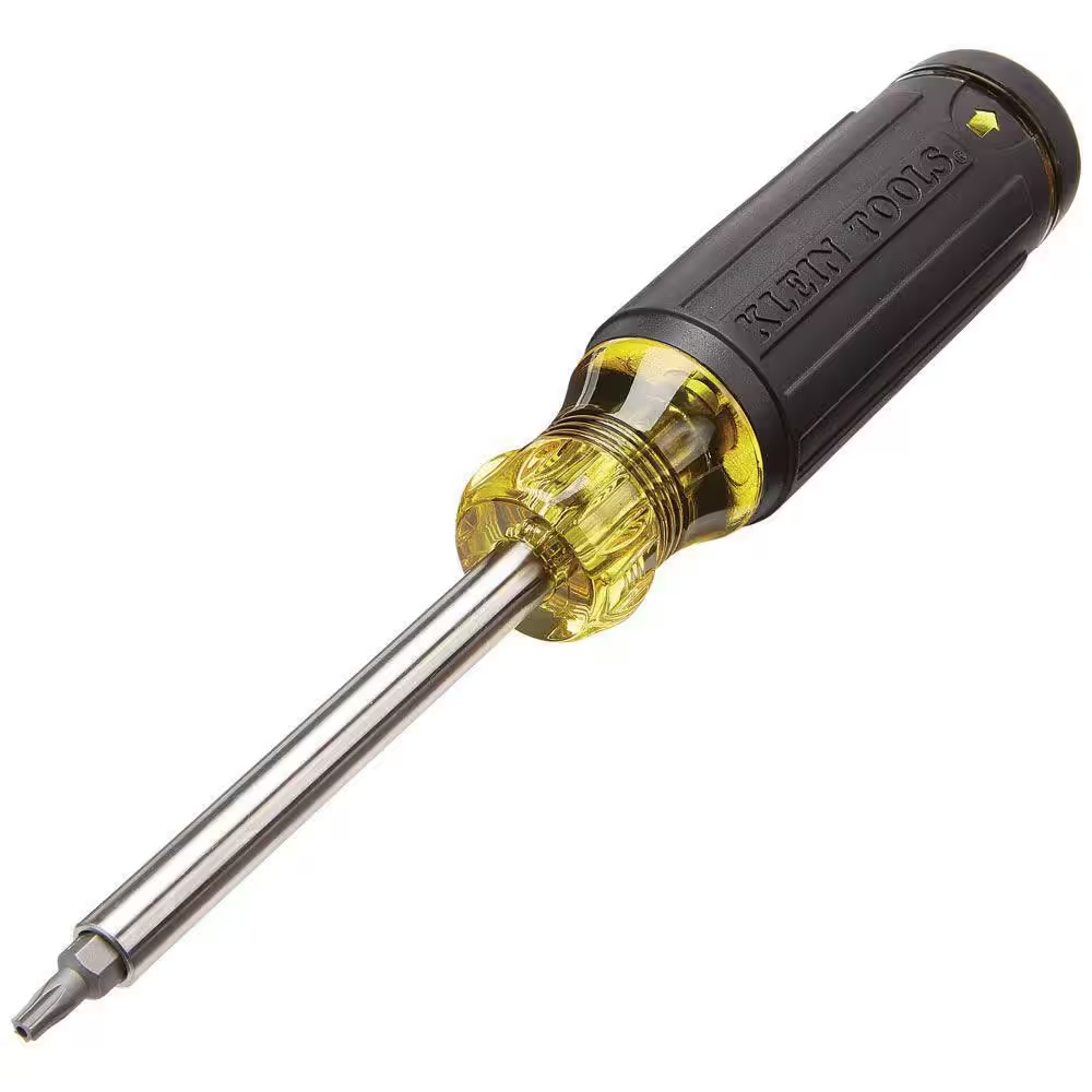 Klein Tools 27-in-1 Multi-Bit Tamperproof Screwdriver with Torx Torq Hex and Spanner Bits
