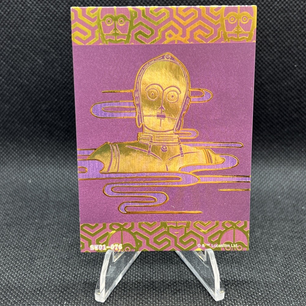 C-3PO Star Wars Disney Official Licensed Base Art Card Card.fun NM CCG Limited