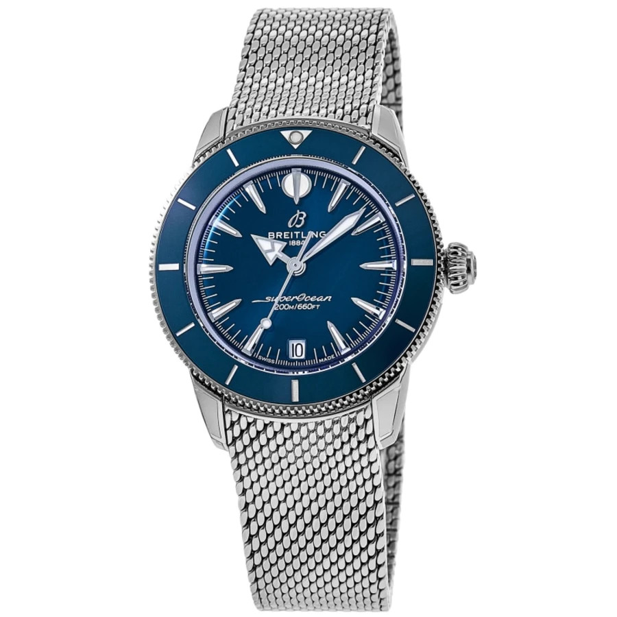 New Breitling Superocean Heritage Automatic 36 Blue Unisex Watch A10390161C1A1