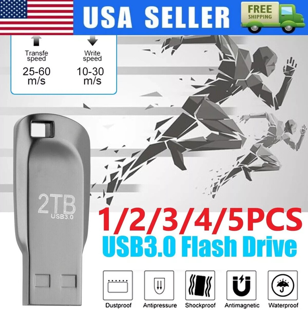 2TB High-Speed USB 3.0 Flash Drive for PC Laptop External Storage