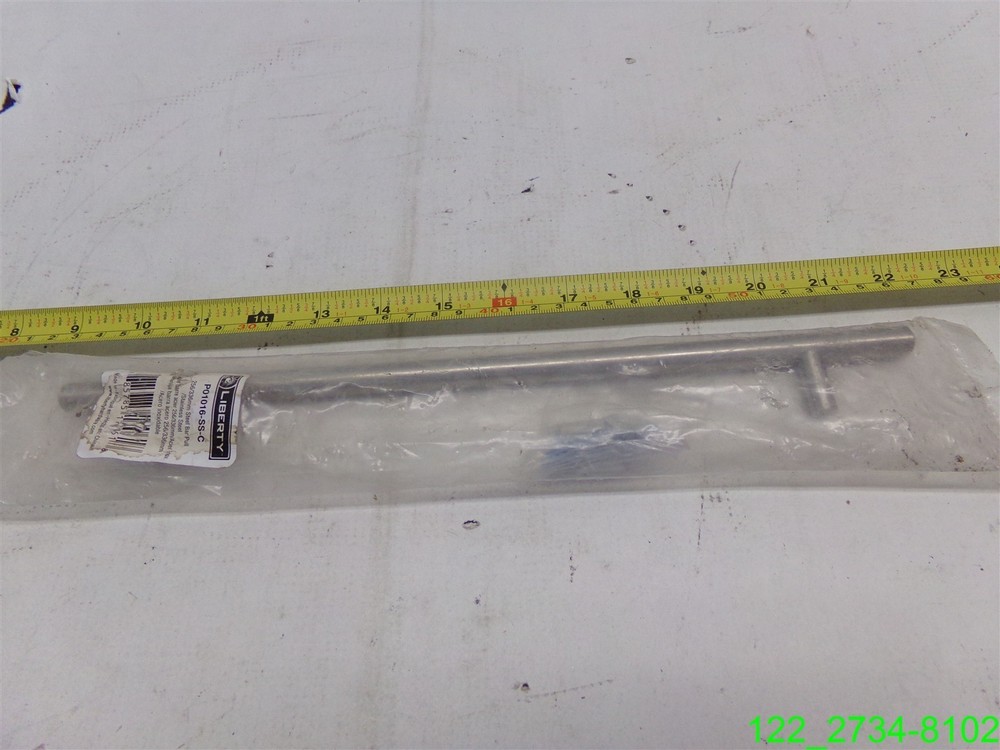 Liberty 10-1/16 inch Brushed Steel Bar Drawer Pull P01016-SS-C New
