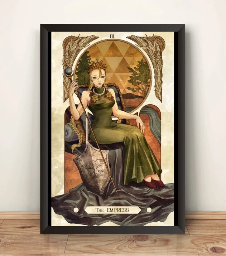 Cammy Street Fighter Tarot Art Premium Wall Poster