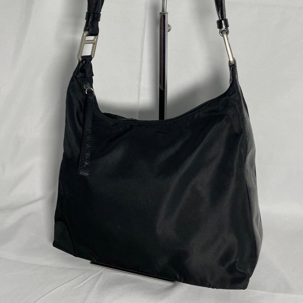 Vintage PRADA Nylon and Leather Crossbody Shoulder Bag