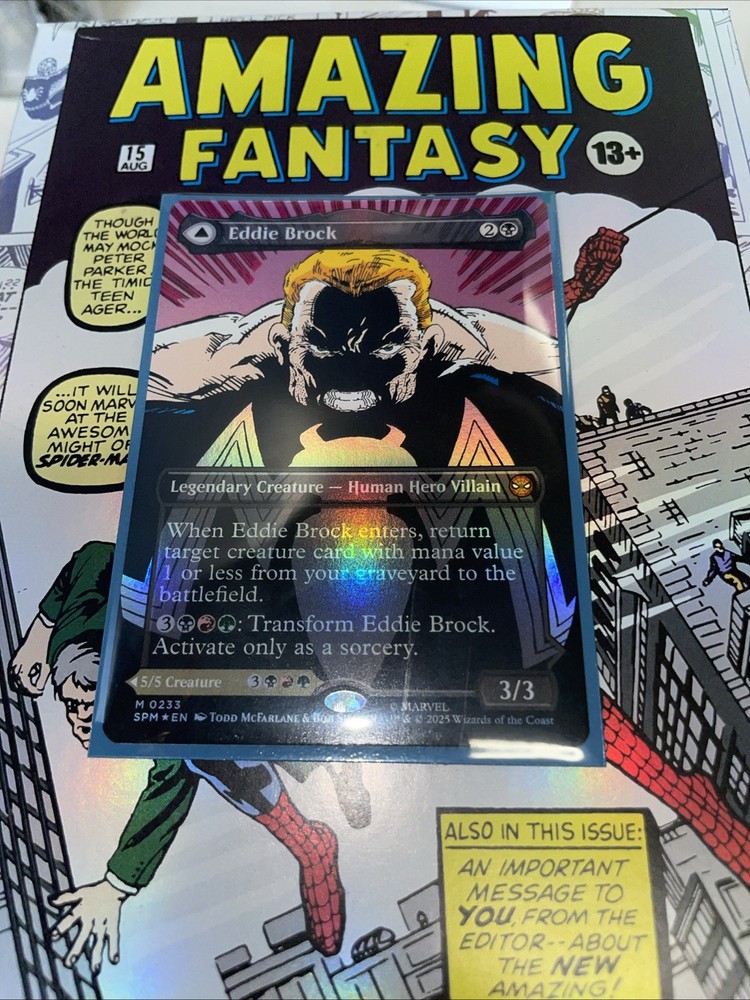 Eddie Brock (0233) (Borderless) Marvel's Spider-Man Foil