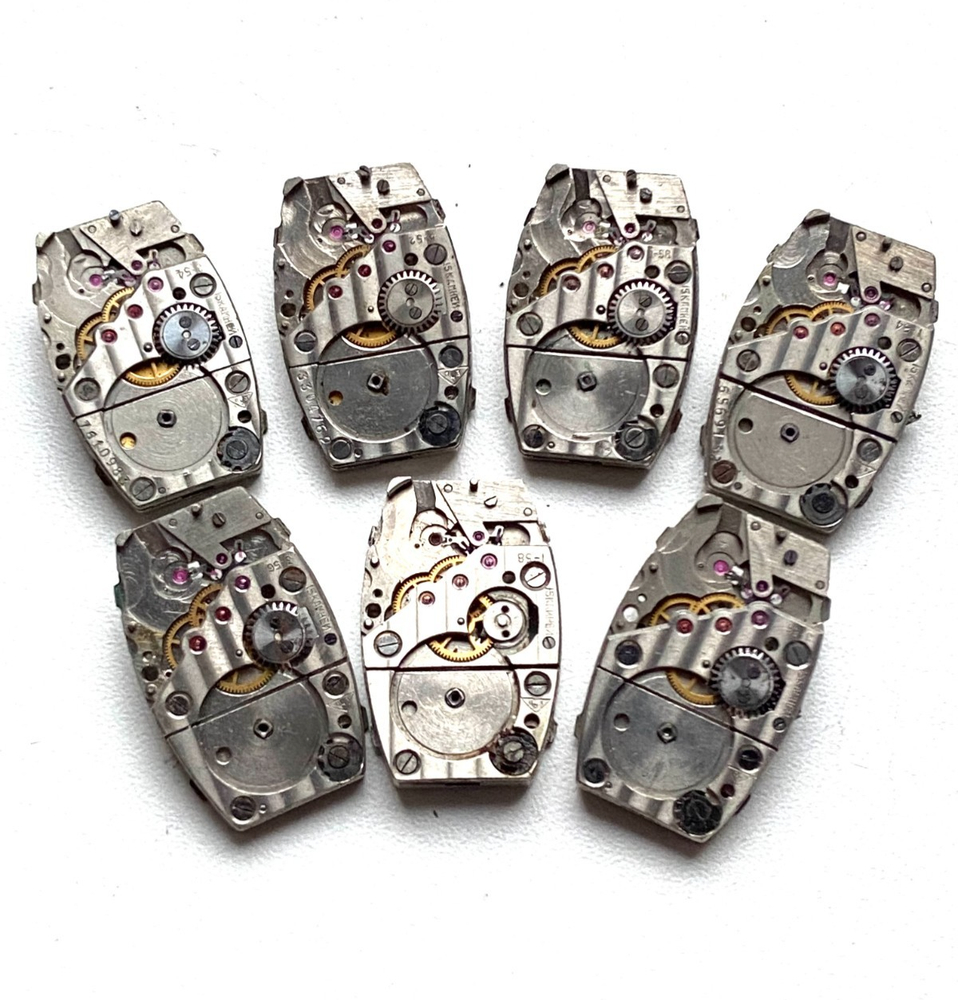 Watch Parts Steampunk Mechanism LOT of 7 pc. Altered Art Creative Project