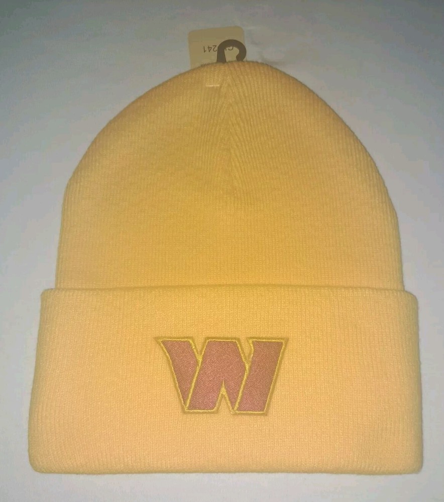 Washington Commanders Yellow Beanie Limited Edition