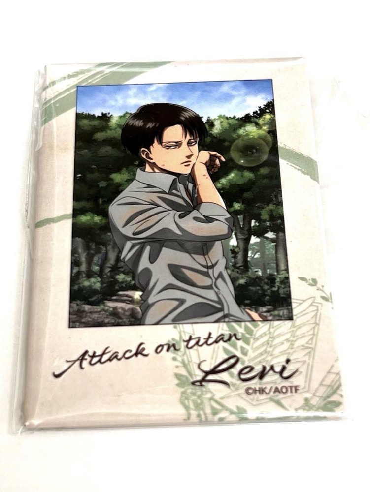 Attack On Titan Levi Tree Village Square Can Badge