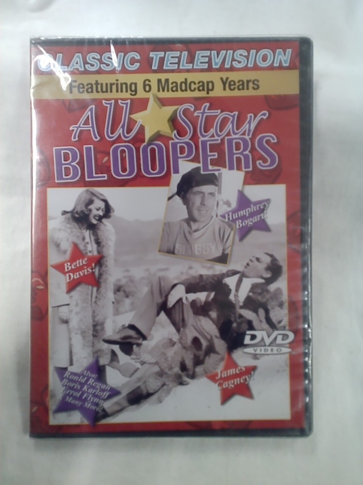 All-Star Bloopers, Featuring 6 Madcap Years (DVD) NEW Hollywood Legends