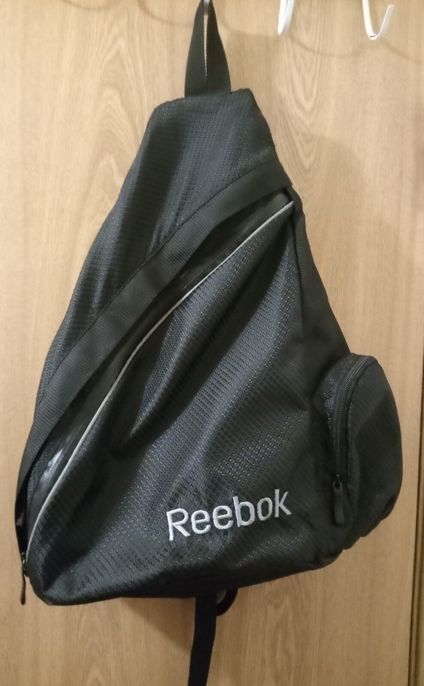 Back to School Reebok Black Trainer Backpack Bookbag Sports College-image