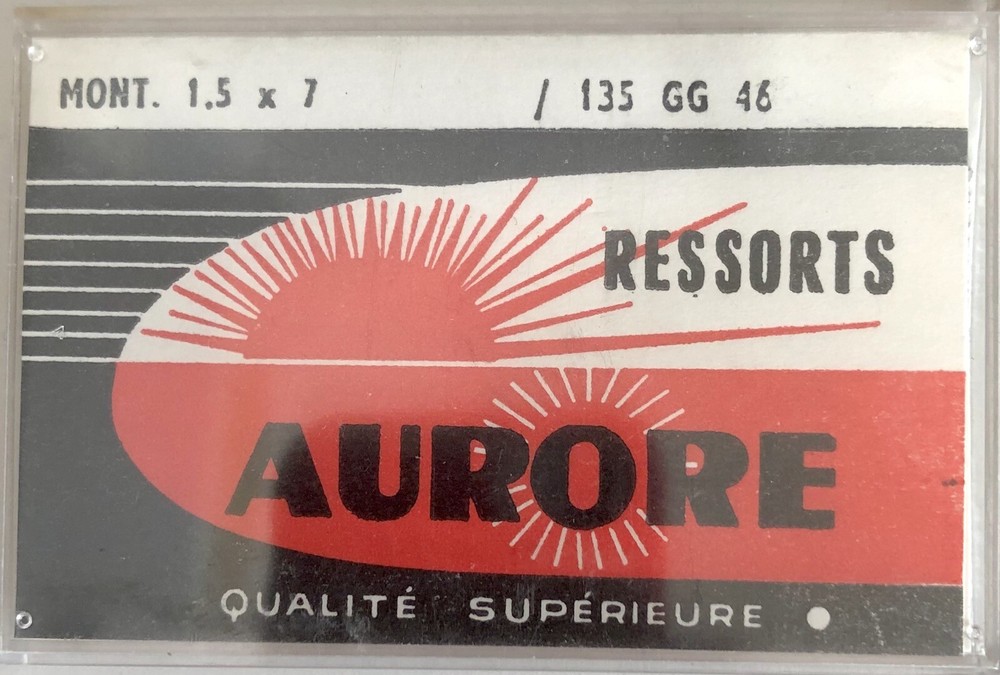 1X Mainspring 0760 1.35x0.19mm Ø15.5 Spring 460 135 GG 46 1.5x7mm