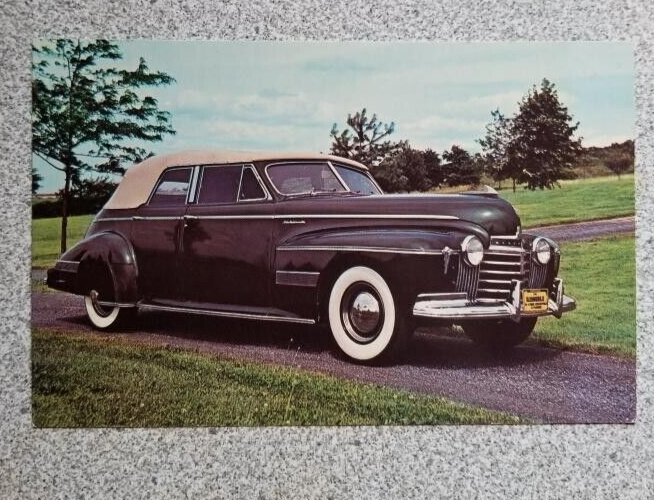 Vintage PC, 1941 Oldsmobile Model 98, 4 Door Convertible Sedan PC, Rare Car