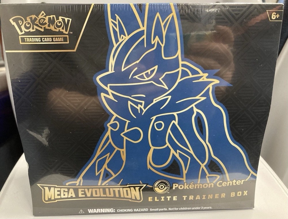Pokémon TCG Mega Evolutions Lucario Pokemon Center ETB Elite Trainer Box Sealed