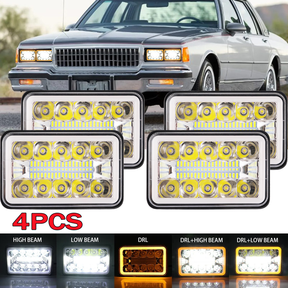For 1977-1986 Chevrolet Caprice 4PCS 4x6