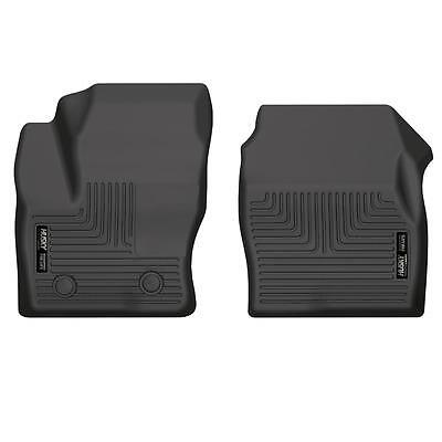 Husky Liners 13351, 2 Pack Black Plastic Weatherbeater Floor Liners Performance