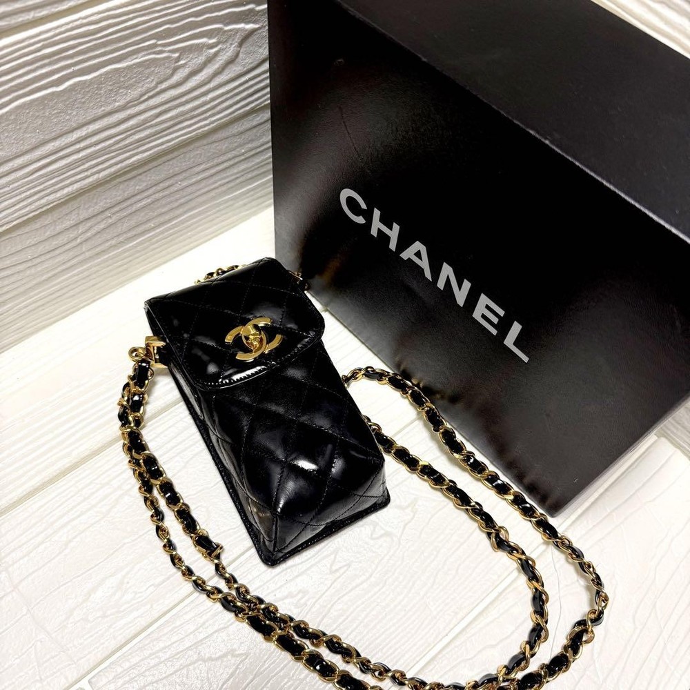 Chanel Matelasse Chain Shoulder Bag with Coco Mark Logo