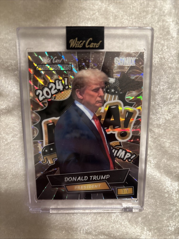 2024 Wild Card Alumination - President Donald J Trump - Comix 1/1 MAGA