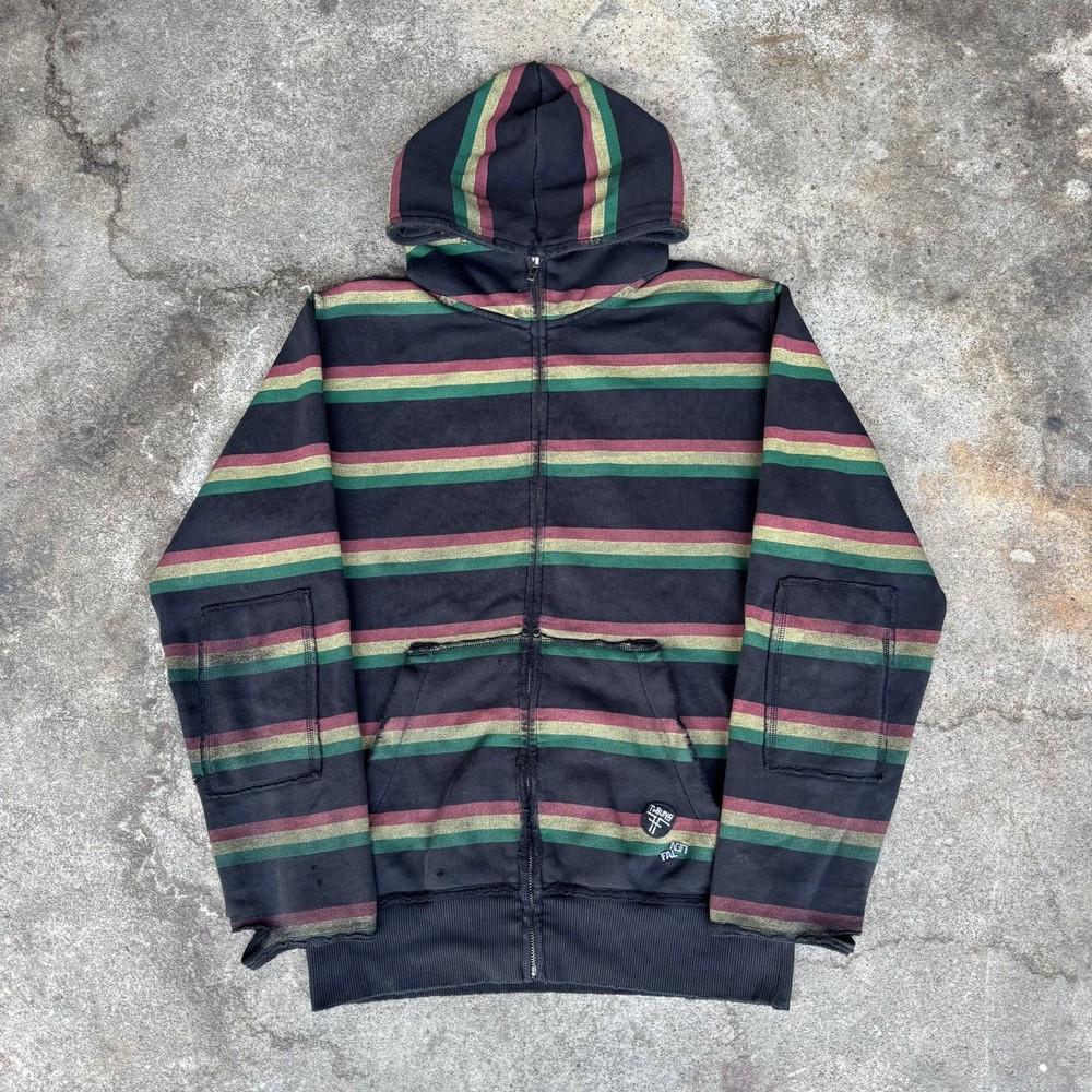 Vintage Fallen Skateboards Hoodie Tommy Sandoval Rasta Grail