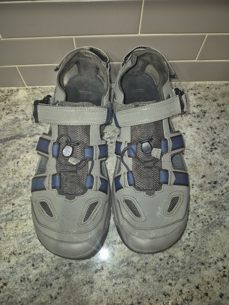 Teva Omnium 2 Men's Size 13 Gray Green Blue Closed Toe Hiking Water Sandals