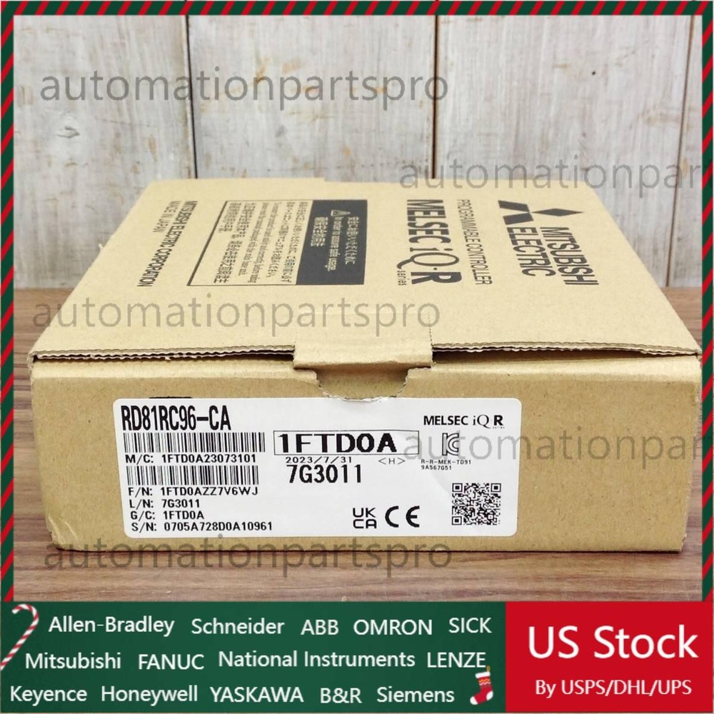 New Mitsubishi RD81RC96-CA MELSEC iQ-R Camera Recorder Unit PLC module genuine