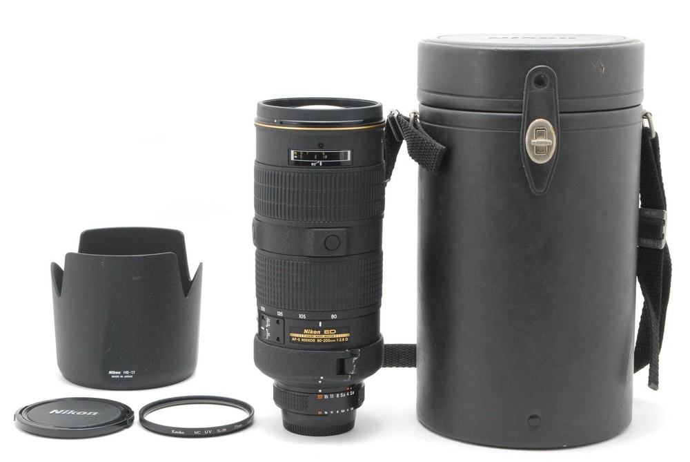 TESTED [NEAR MINT w/Case] Nikon ED AF-S NIKKOR 80-200mm f/2.8D SWM black JAPAN