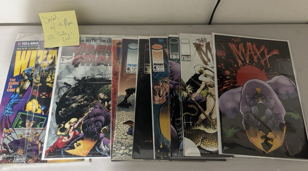 The Maxx lot + Wizard & Dark Image 1st issue sealed