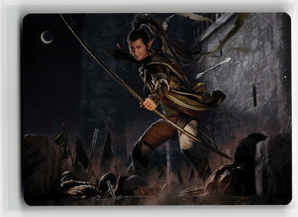 LEGOLAS, COUNTER OF KILLS ART CARD Tales of Middle-Earth #17 ALTR(NM+)(MTG)