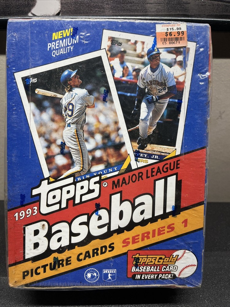 1993 Topps Baseball Wax Box Factory Sealed 36 packs Derek Jeter Rookie