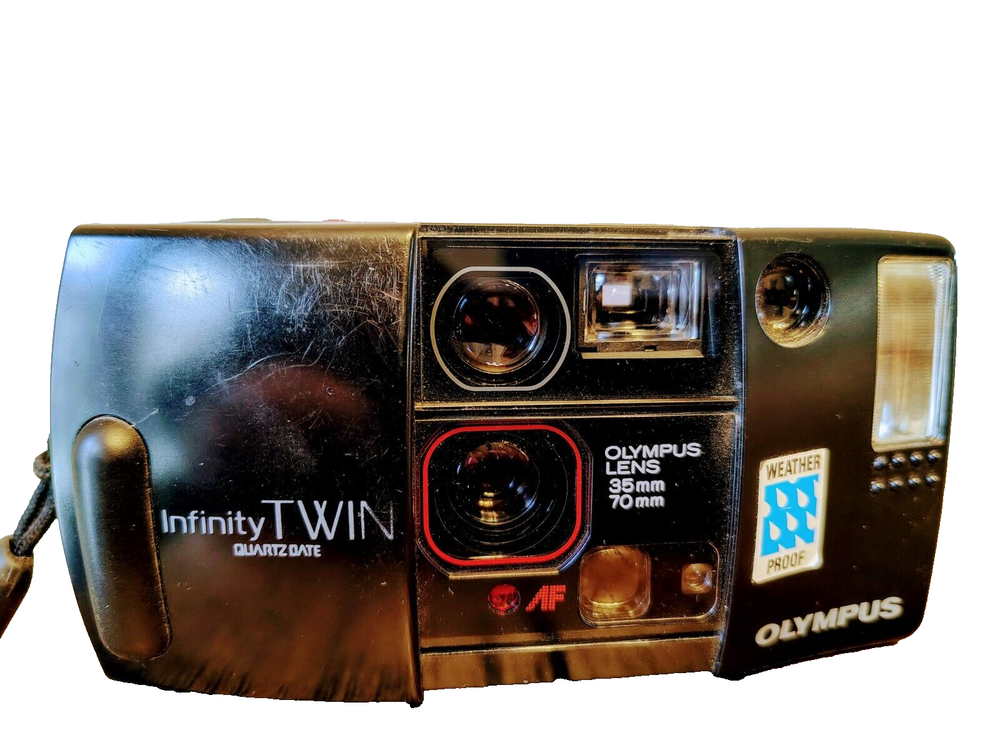 Olympus Infinity Twin 35mm Dual Lens Compact Camera