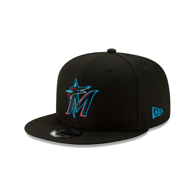 Miami Marlins 950 Adjustable Snapback New Era Cap - Black - NWT