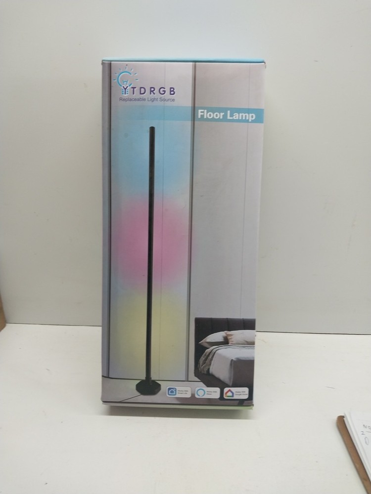 YTDRGB Led Floor Lamp, Corner Lamp Compatible with Alexa, Corner Floor Lamp w...