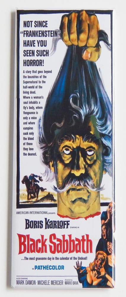 Black Sabbath FRIDGE MAGNET (1.5 x 4.5 inches) insert movie poster