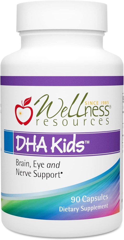 Sugar-Free DHA Omega 3 Kids Fish Oil for Brain Health - Mercury-Free