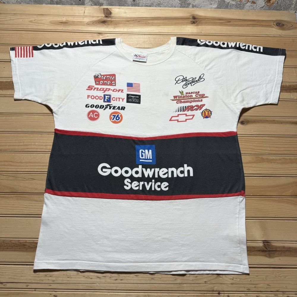 Vintage Dale Earnhardt NASCAR Goodwrench Chase Authentics Racing T-Shirt - Large