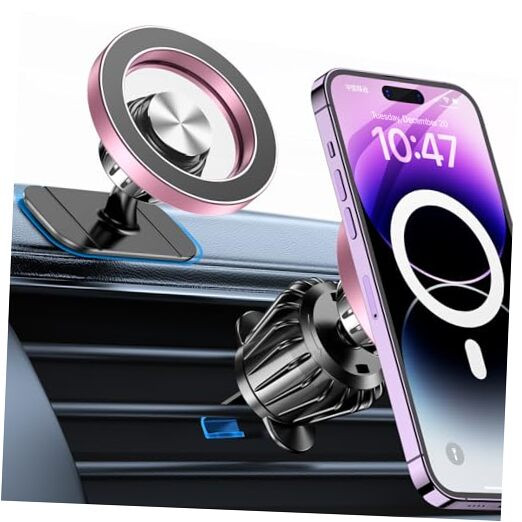 20-Strong Magnet MagSafe Car Mount – Secure Magnetic Phone Holder  