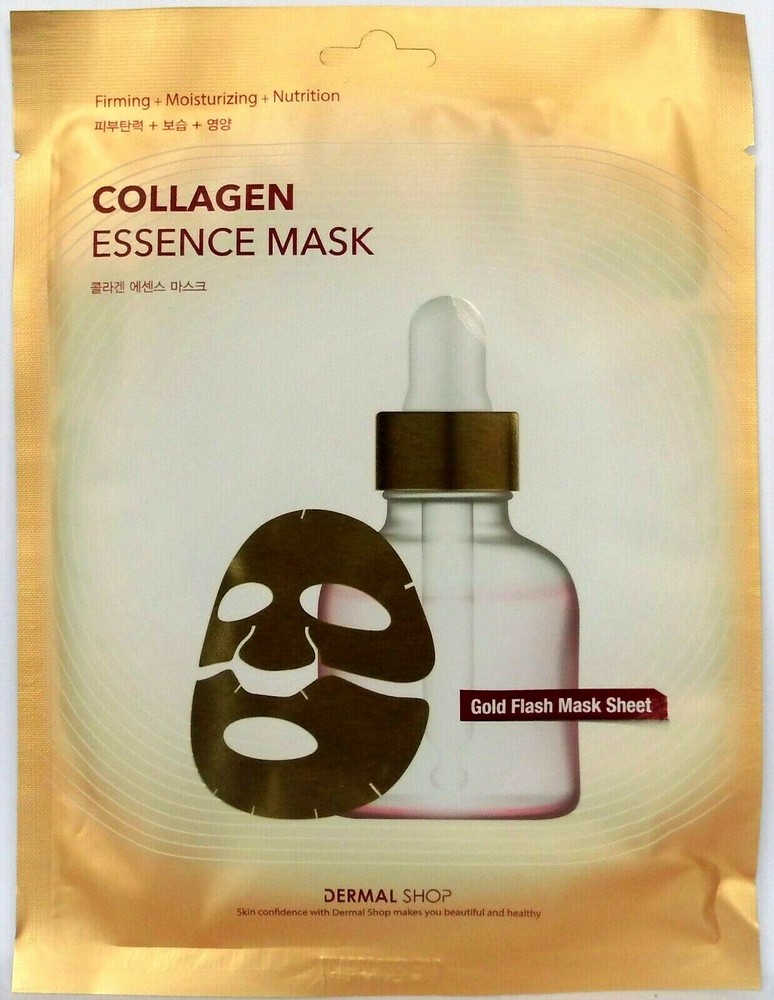Dermal Shop Collagen Essence Sheet Face Mask Hydrating Anti-Aging