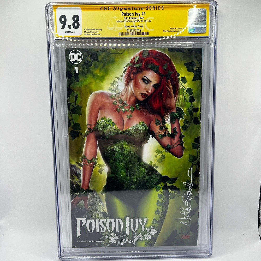 Poison Ivy #1 CGC SS 9.8 Nathan Szerdy Variant Cover - Batman DC Comics