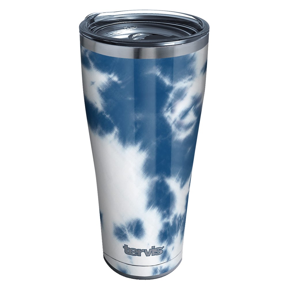 Acid Wash Tie Dye Triple Walled Insulated Tumbler Travel Cup Keeps Drinks Col...
