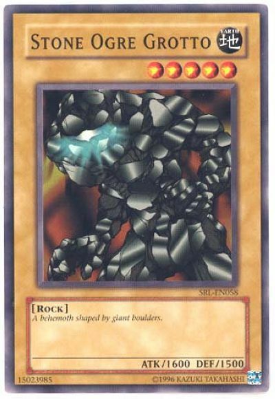 Stone Ogre Grotto - SRL-058 - Common - Unlimited Edition x3 - Near Mint
