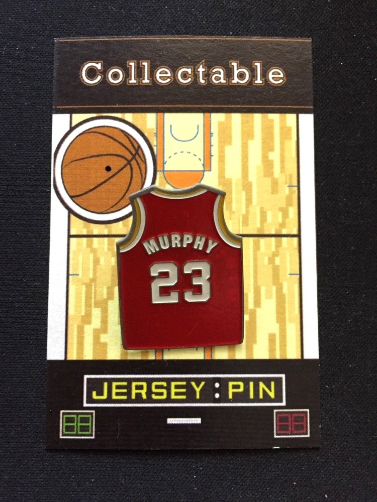 Houston Rockets Calvin Murphy hardwood jersey lapel pin collectible