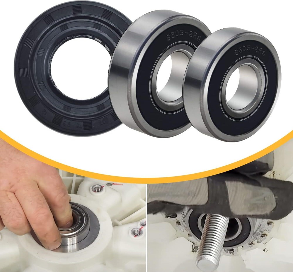 Front Load Washer Tub Ball Bearings Washing Machine Bearing Kit Suitable for LG