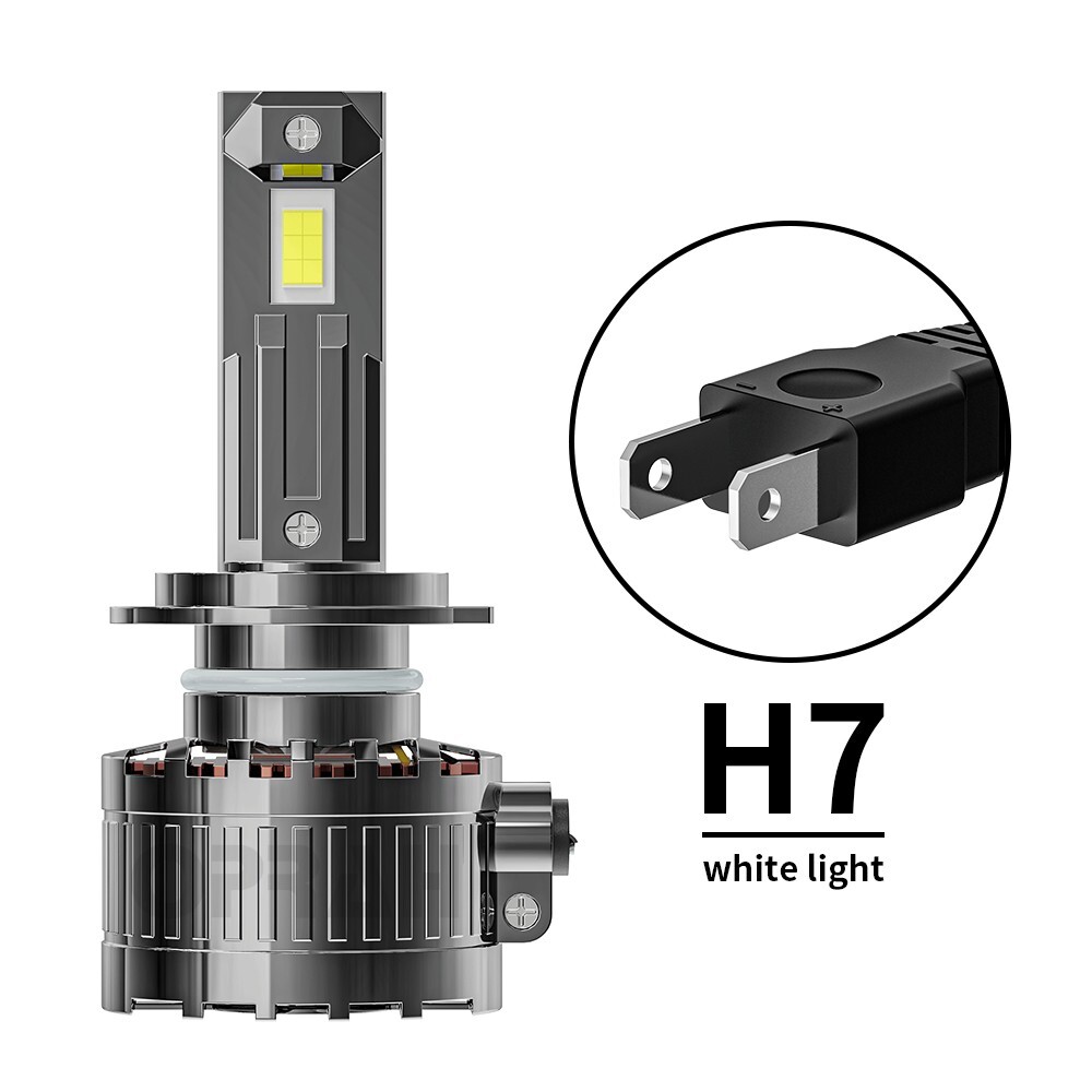 2X H7 14000LM LED Work Headlight Super Bright White Bulbs 6500K High Low Beam