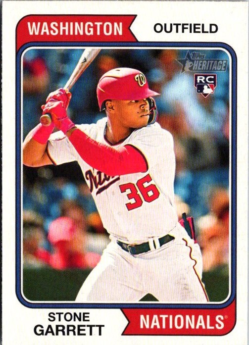 2023 Topps Heritage High Number - #644 Stone Garrett (RC)
