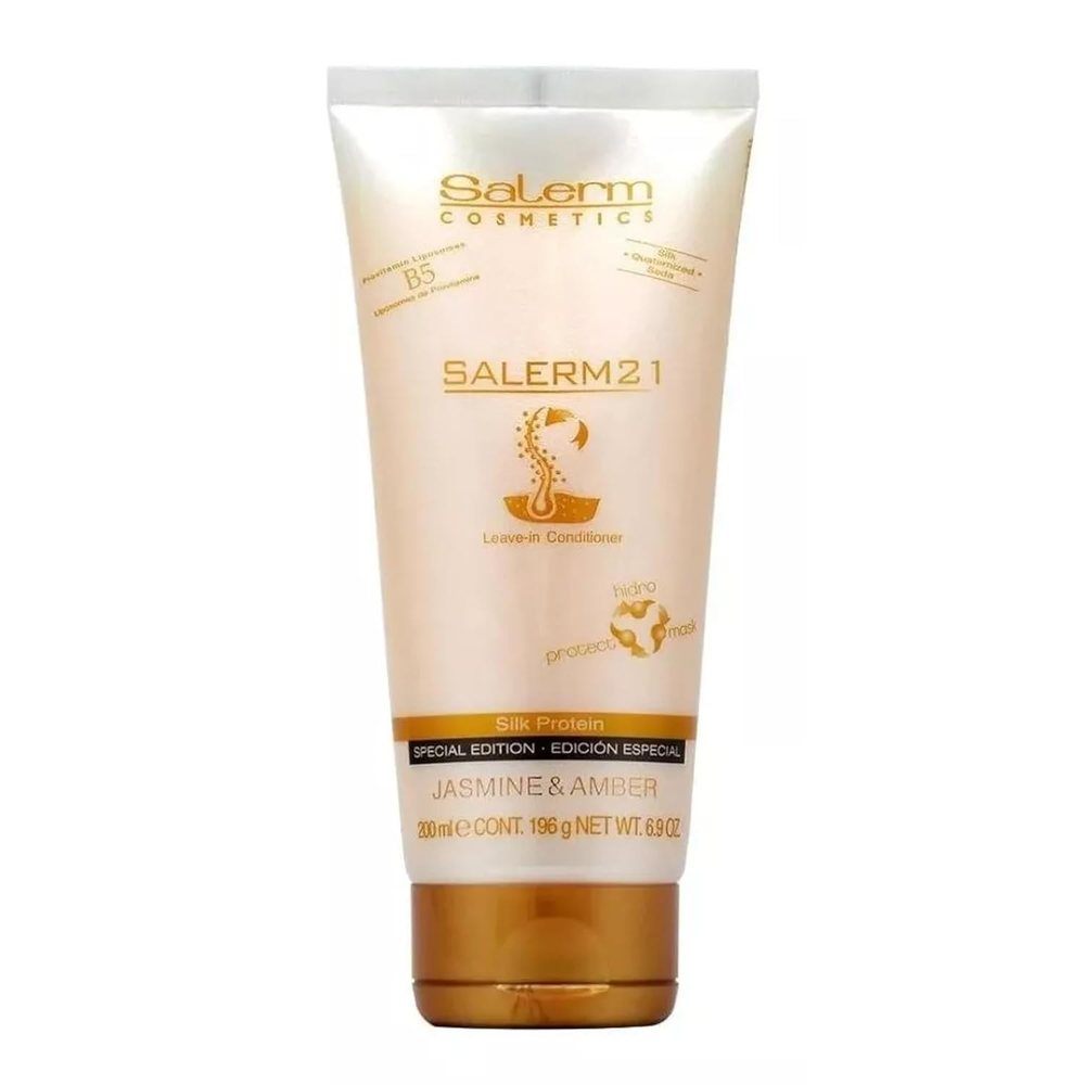 21 Jasmine & Amber Leave-In Mask & Conditioner with Silk Protein - 200ml