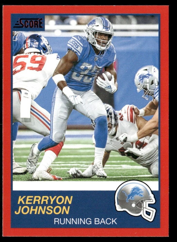 2019 Score Red Kerryon Johnson Detroit Lions #214