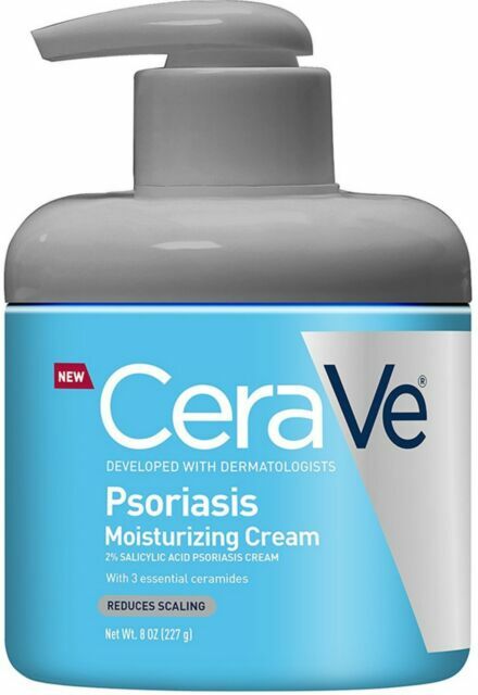CeraVe Psoriasis Moisturizing Cream with Salicylic Acid & Urea 8 Oz