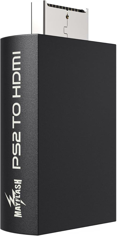 PS2 to HDMI Converter Adapter, Video Converter with 3.5Mm Audio Output HDTV New