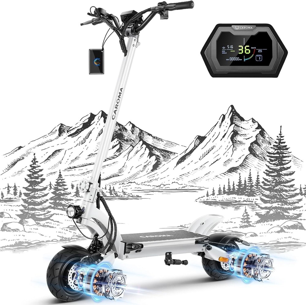 Electric Scooter Adults Peak 800W Motor, 8.5 Ihch Solid Tires, 36MPH Top Speed~