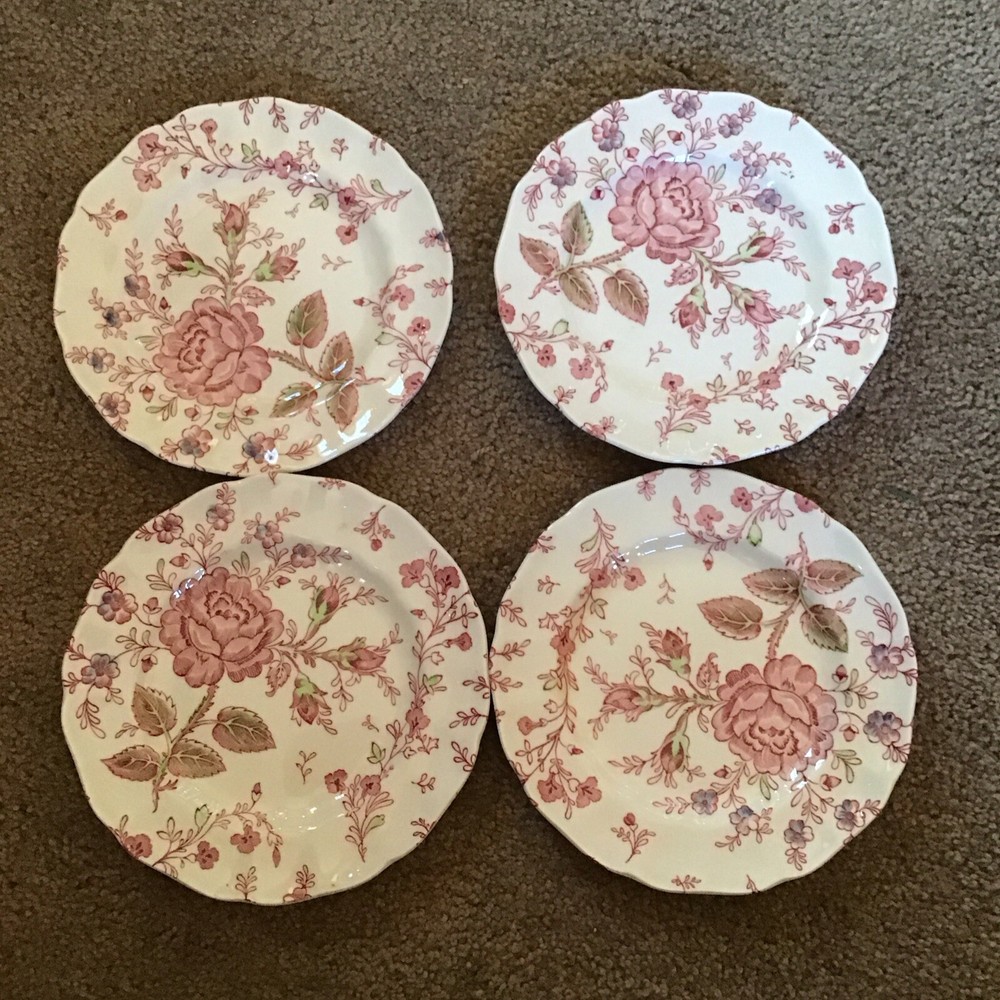 Johnson Brothers Pink Rose Chintz 6.25