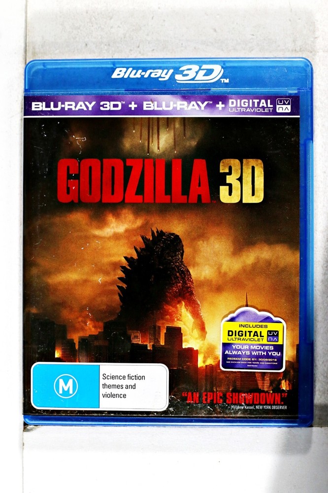 Godzilla | 3d + 2D Blu-ray + Uv (Blu-ray, 2014)